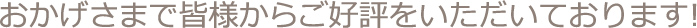お客様の声をご紹介いたします 